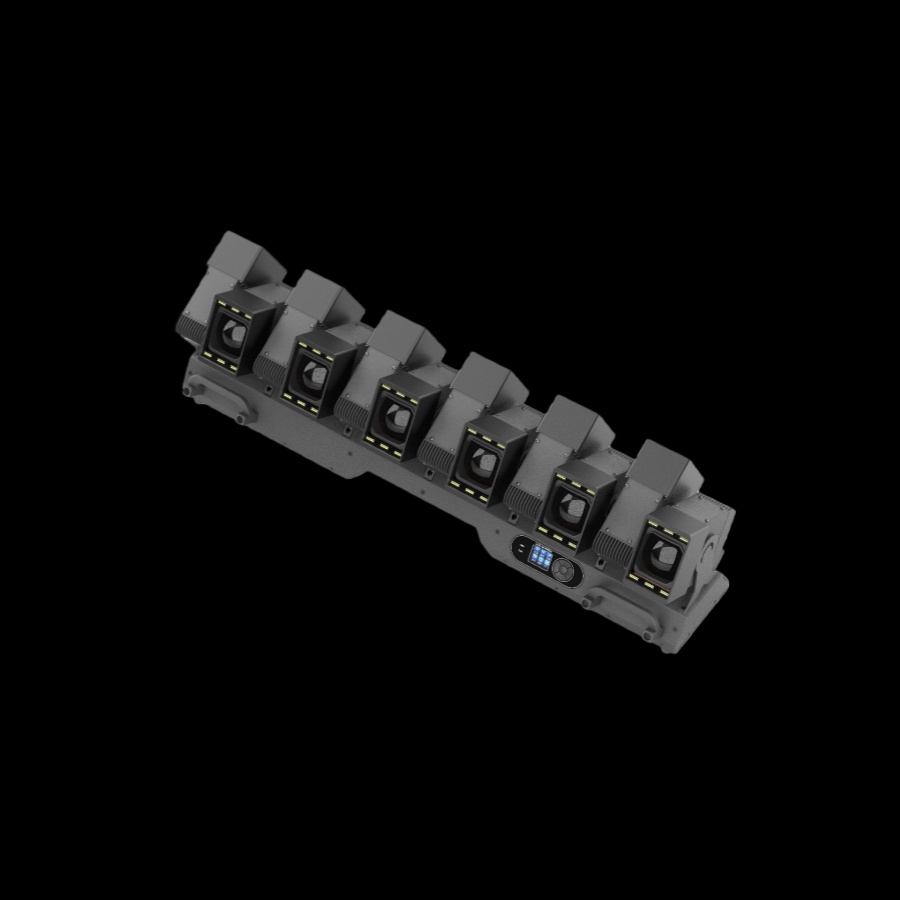 1260 Вт Пиксельная зум-панель, подвижная головка, 6