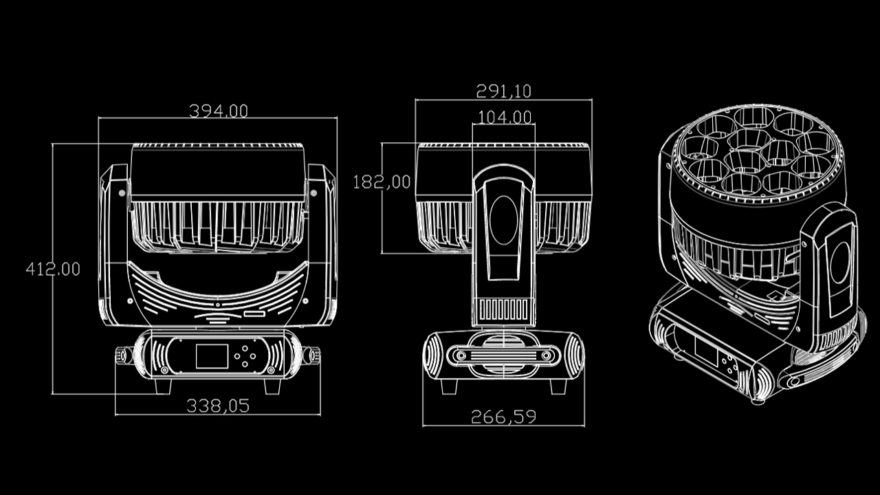 12X40Z WASH-V2 SIZE1 - Uplus Lighting