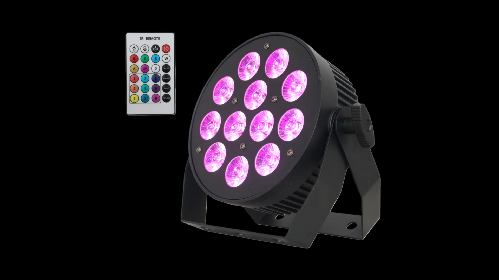 12x4in1 RGBW LED indoor par with IR remote control 8 - Uplus Lighting