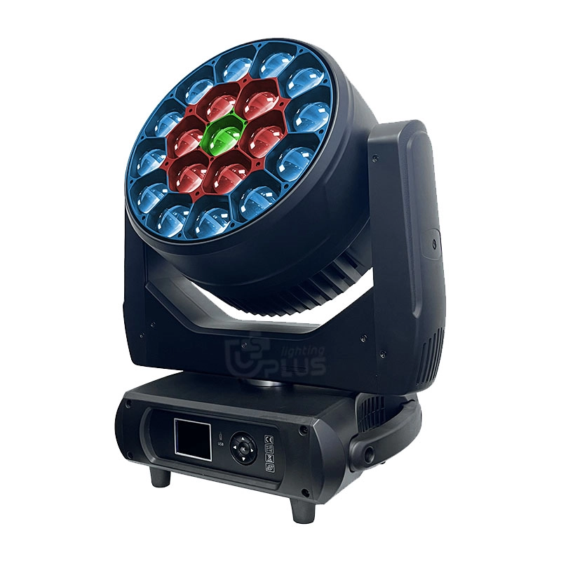 19x60W rgbw 4in1 led Wash zoom & Bee eye moving head 3 - Uplus Lighting 19x60W rgbw 4in1 led Wash zoom & Bee eye moving head 3 - Uplus Lighting