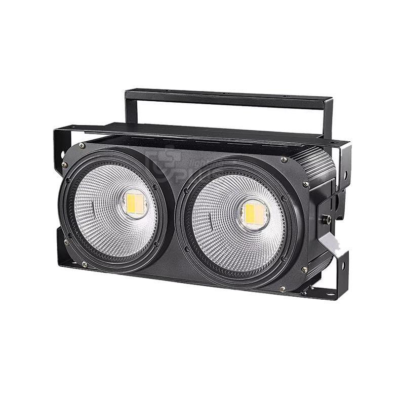 200W 2 Eye COB LED Blinder Stage Light Disco DJ wash Lights warm white 2 in 1 2 - Uplus Lighting