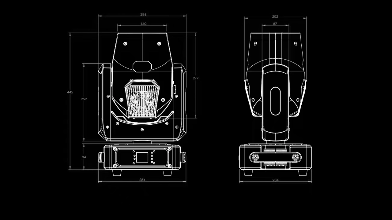 230 BEAM SIZE1 - Uplus Lighting
