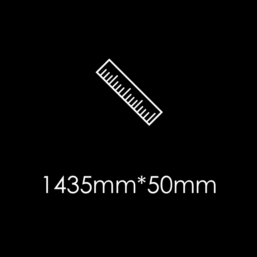 360-pixel-tube-1435x50mm-dimensions - Uplus Lighting