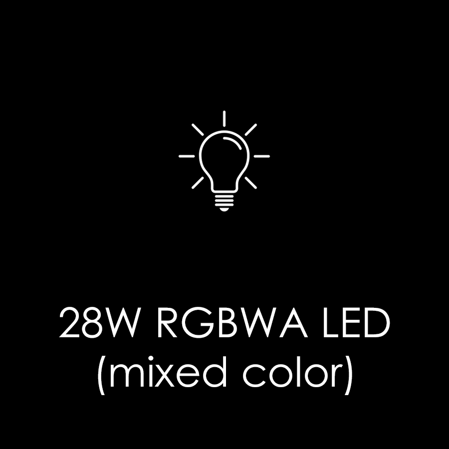 360-pixel-tube-28w-rgbwa-led-light-source - Uplus Lighting