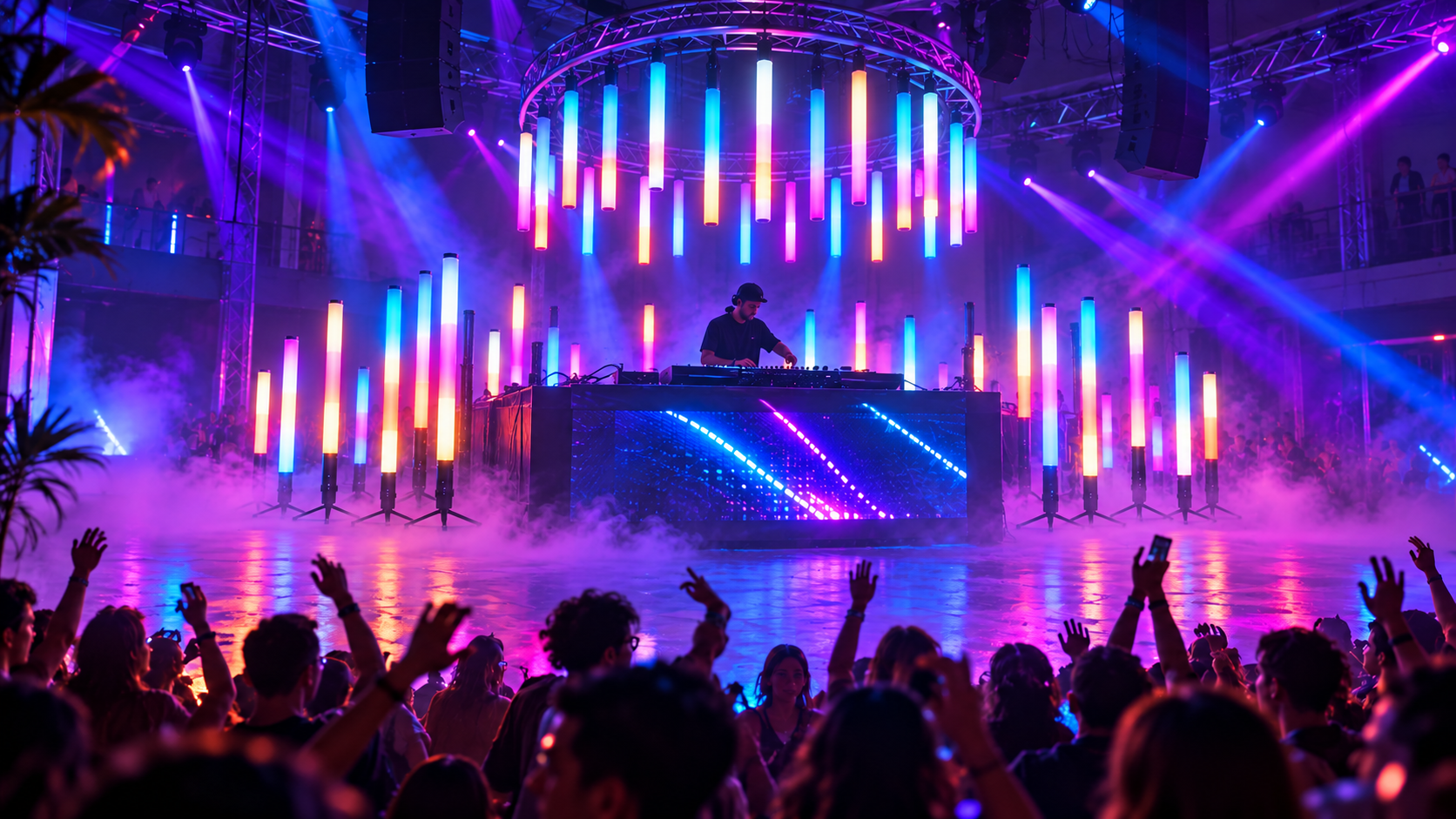 360-pixel-tube-dj-club-stage-pixel-lighting-effect - Uplus Lighting