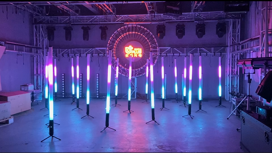 360-pixel-tube-purple-blue-live-stage-pixel-lighting - Uplus Lighting