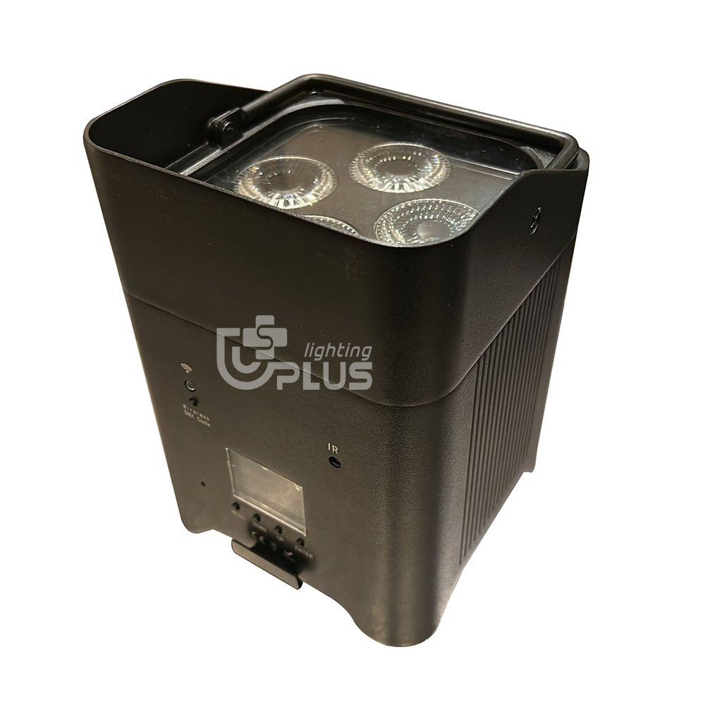 4 x18W High Brightness LED Beads 6 in 1 Battery Par with wireless app control 2 - Uplus Lighting