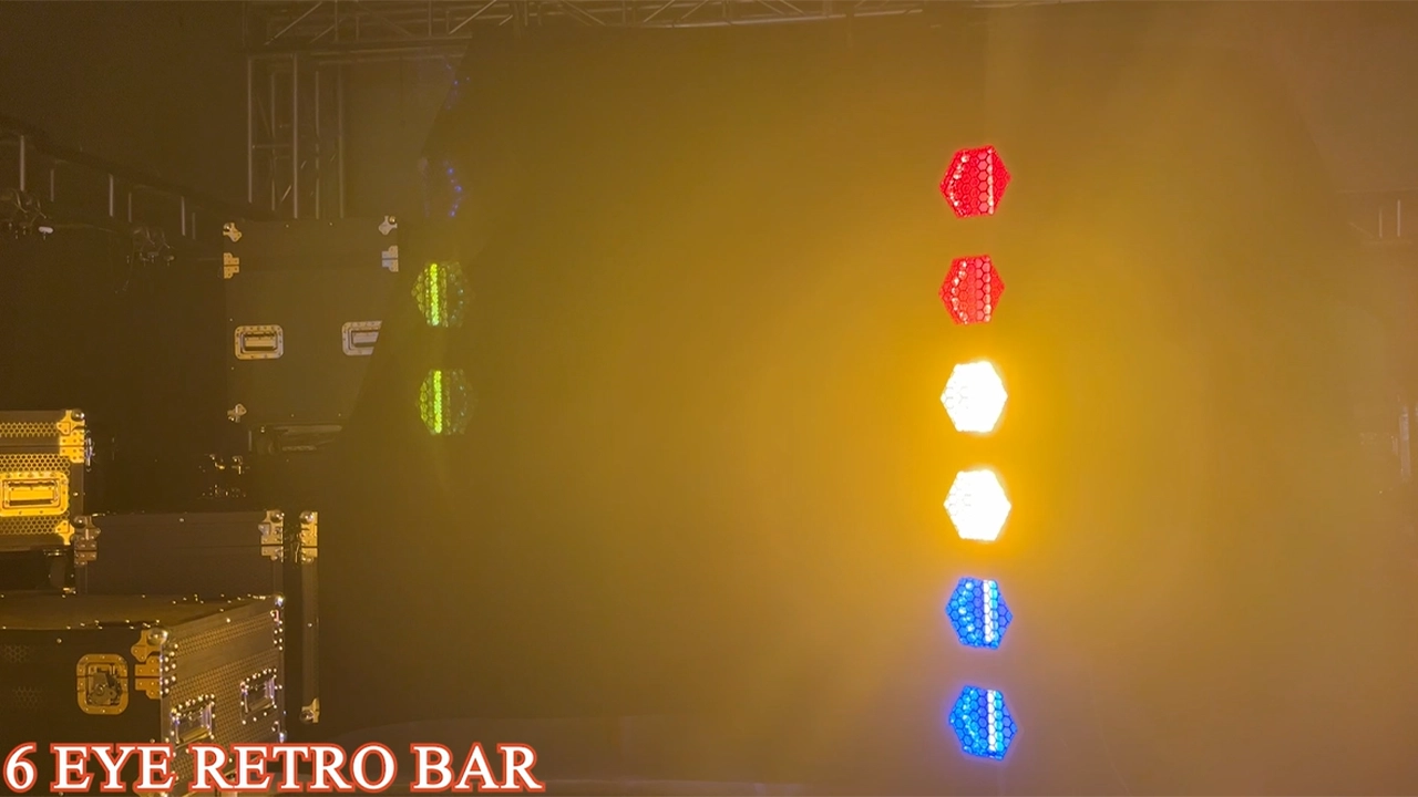 Barre rétro 6 yeux 3 - <span class="notranslate">Uplus Lighting</span>