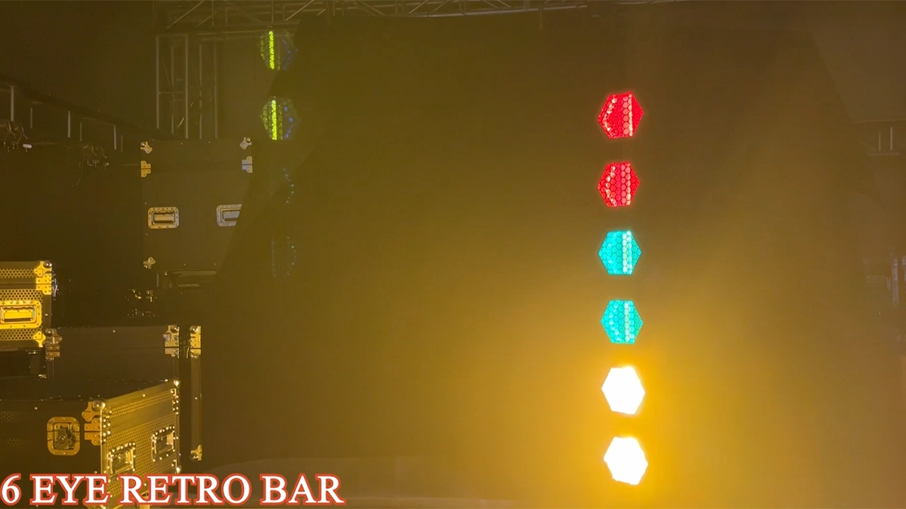 Barre rétro 6 yeux 4 - <span class="notranslate">Uplus Lighting</span>