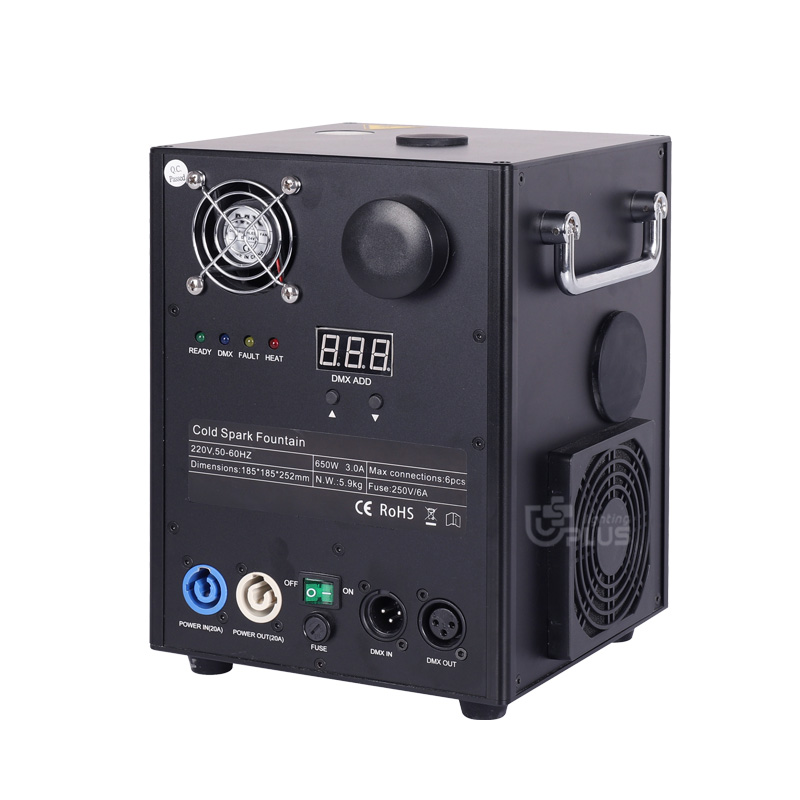 650w Cold Spark Machines Stage Effects 3 - Uplus Lighting