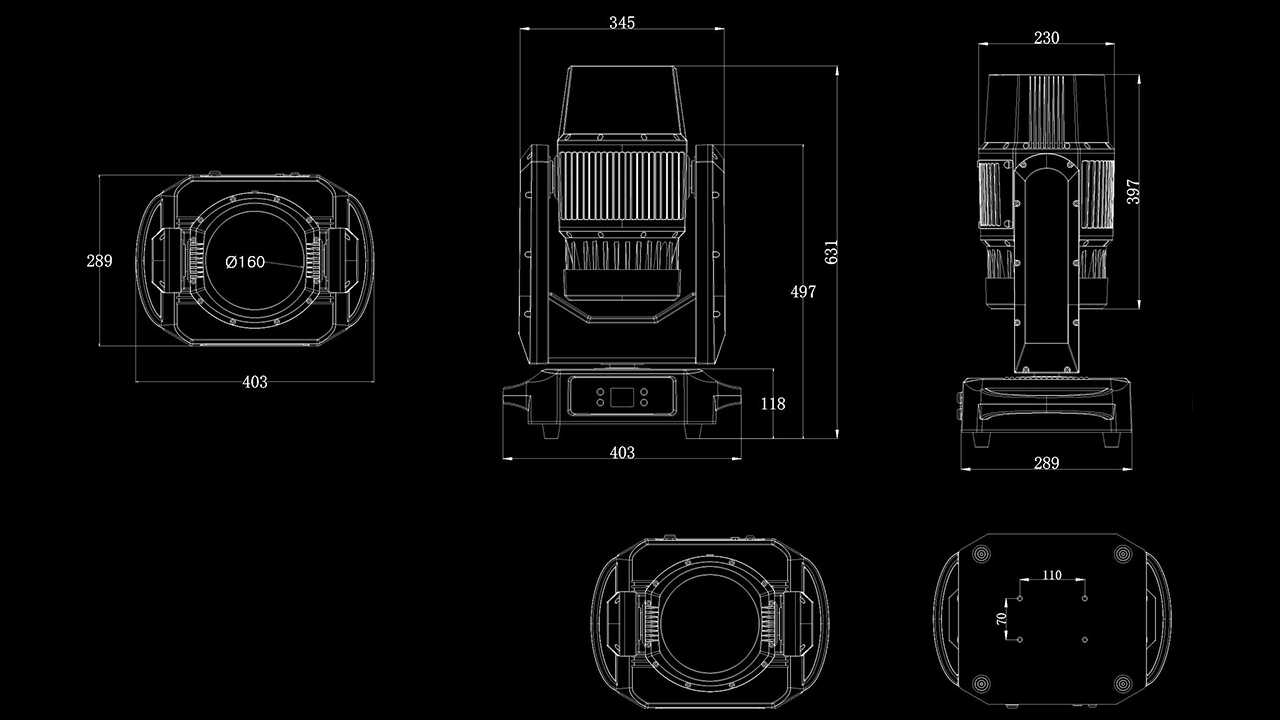 IP BEAM 420 Светильники - <span class="notranslate">Uplus Lighting</span>