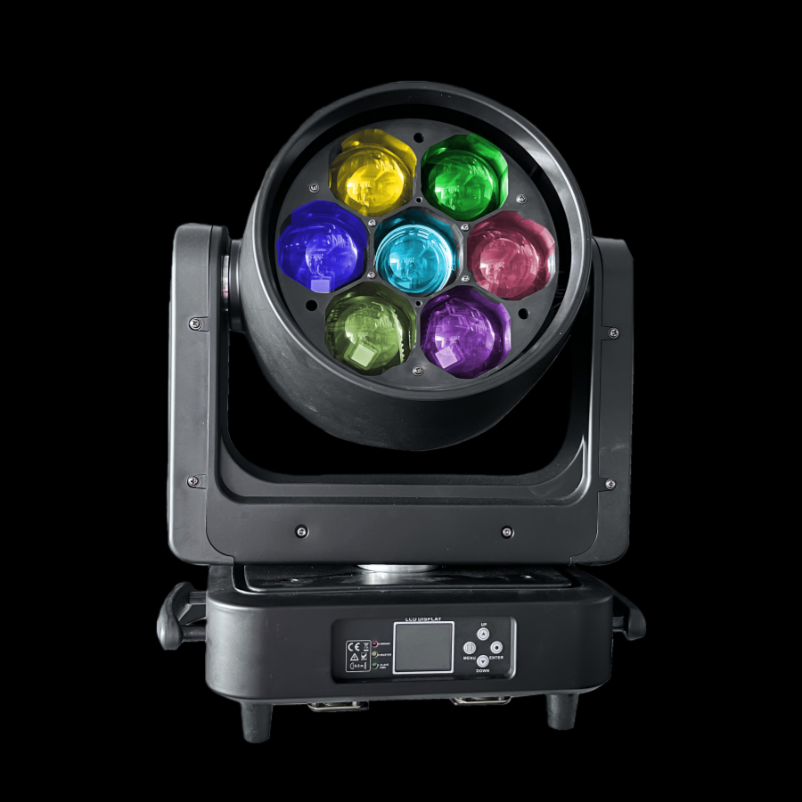 760W Wash zoom+Bee eye+kaleidoscope effect moving head  4 - Uplus Lighting