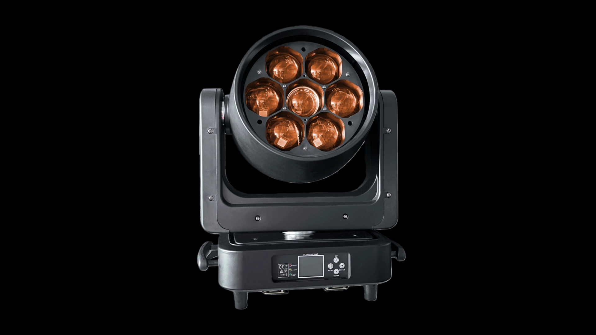 Подвижная прожекторная головка с зумом мощностью 760 Вт, 12 дюймов - <span class="notranslate">Uplus Lighting</span>