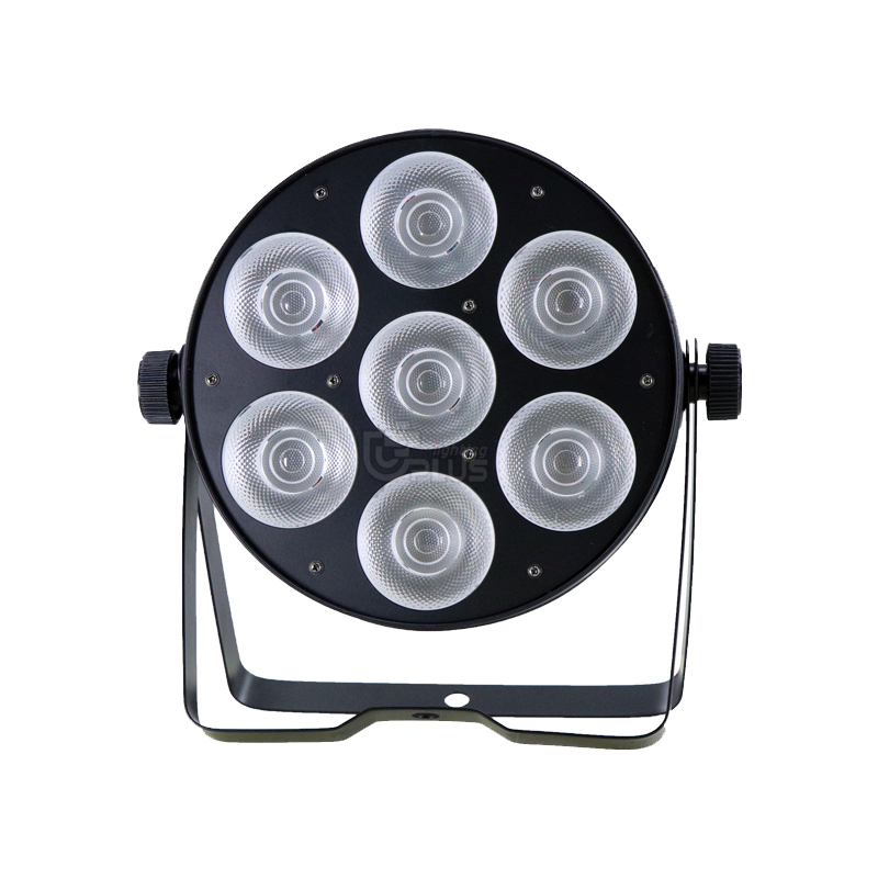 7x45W colorful COB Led Pixel Par Lights indoor par 3 - Uplus Lighting