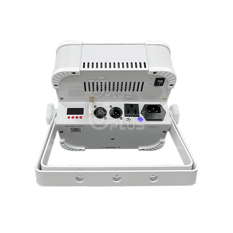 9X18W 6in1 Rgbwa UV Wireless Battery Powered Flat LED PAR Light Uplights with Wireless DMX Control 4 - Uplus Lighting 9X18W 6in1 Rgbwa UV Wireless Battery Powered Flat LED PAR Light Uplights with Wireless DMX Control 4 - Uplus Lighting