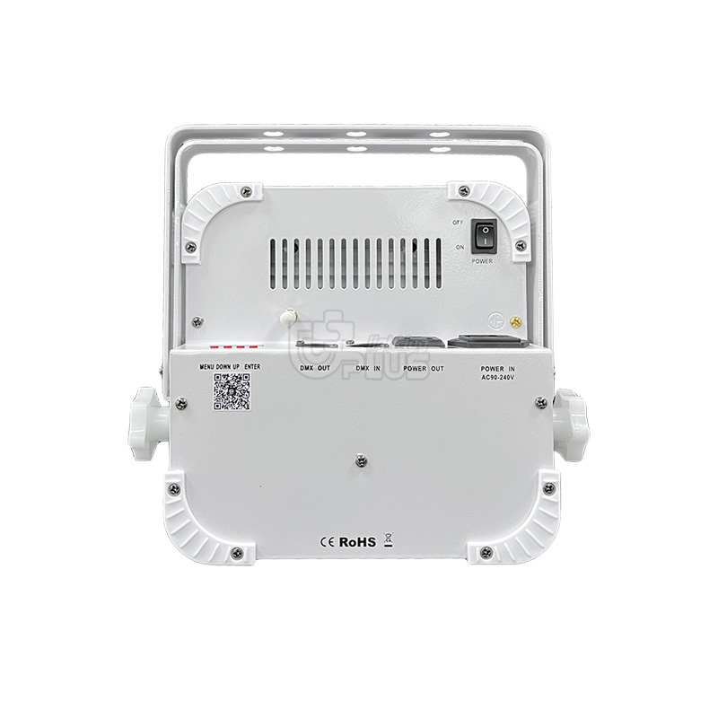 9X18W 6in1 Rgbwa UV Wireless Battery Powered Flat LED PAR Light Uplights with Wireless DMX Control 6 - Uplus Lighting