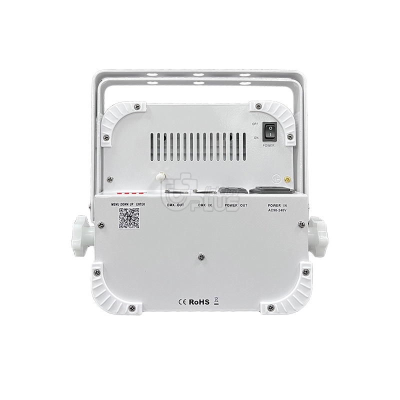 9X18W 6in1 Rgbwa UV Wireless Battery Powered Flat LED PAR Light Uplights with Wireless DMX Control 6 - Uplus Lighting