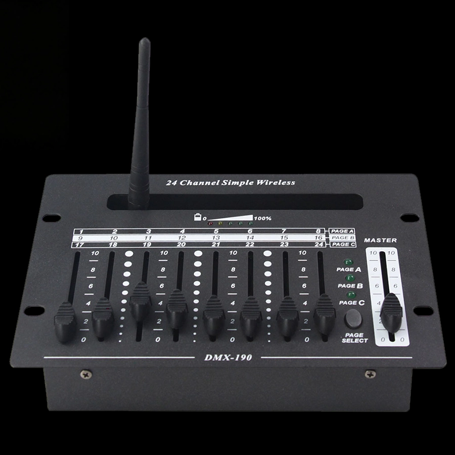 Battery wireless dmx simple controller 1 - Uplus Lighting