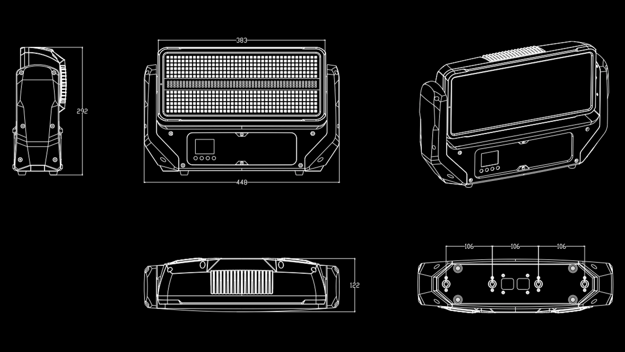 IN1000 STROBE TAMANHO 1 - <span class="notranslate">Uplus Lighting</span>