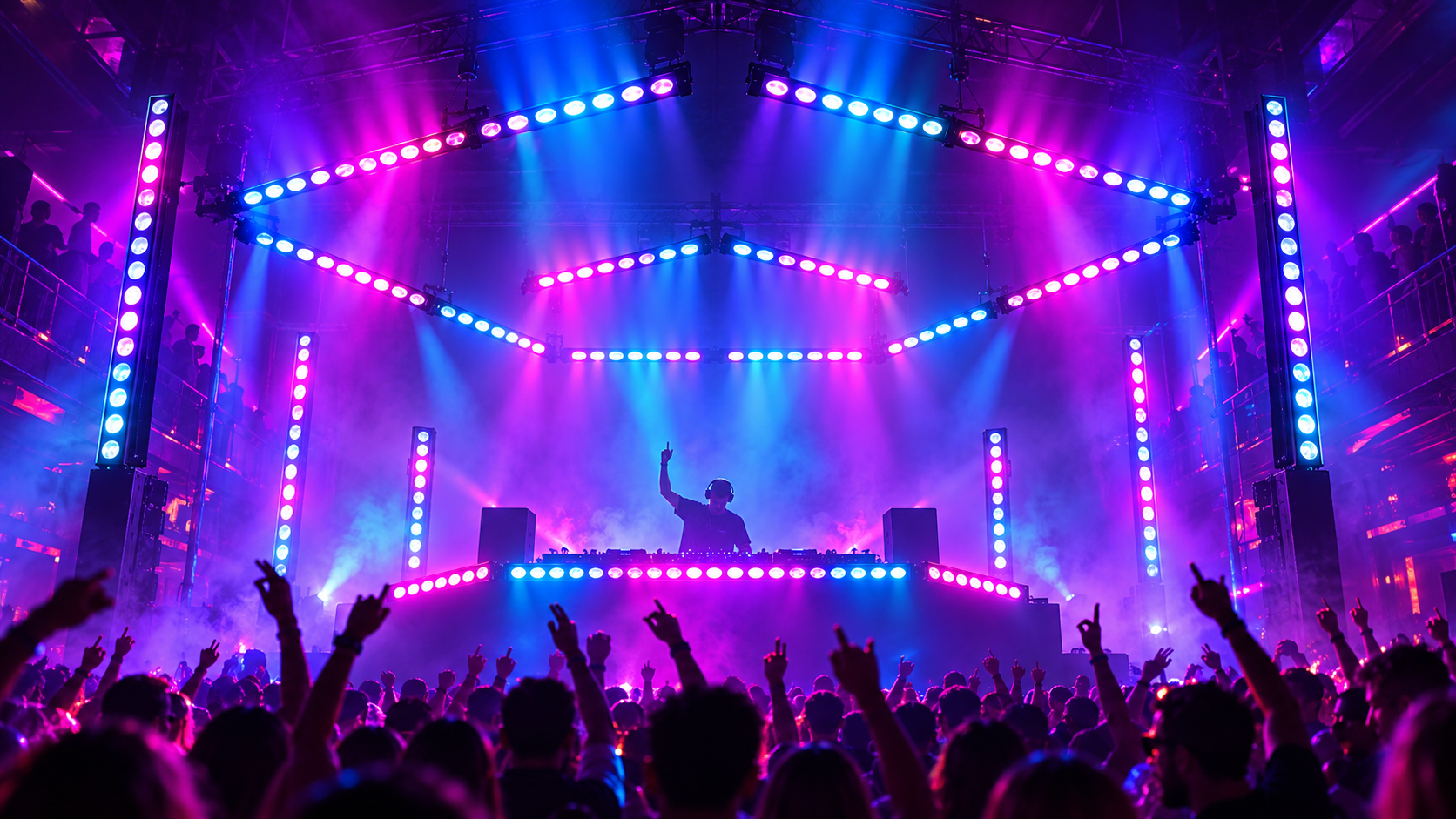 ip-b1620-nightclub-dj-stage-splicing-led-bar-light - Uplus Lighting