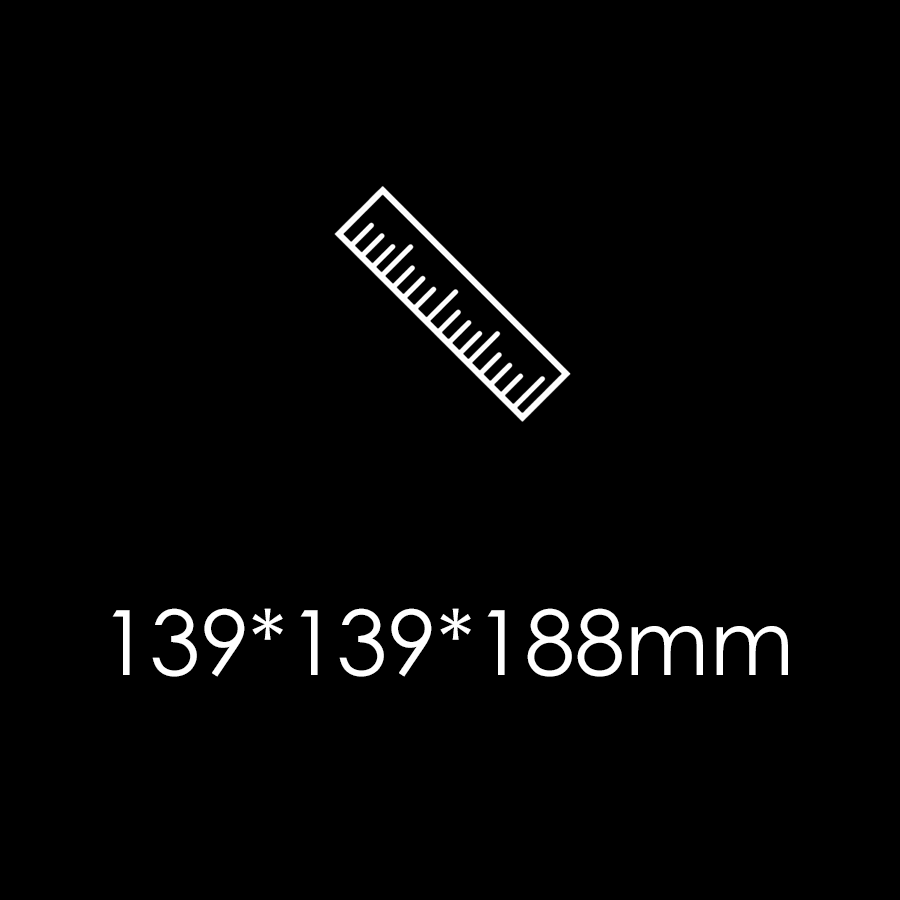 ip-b720-battery-wash-light-dimensions-139x139x188mm - Uplus Lighting