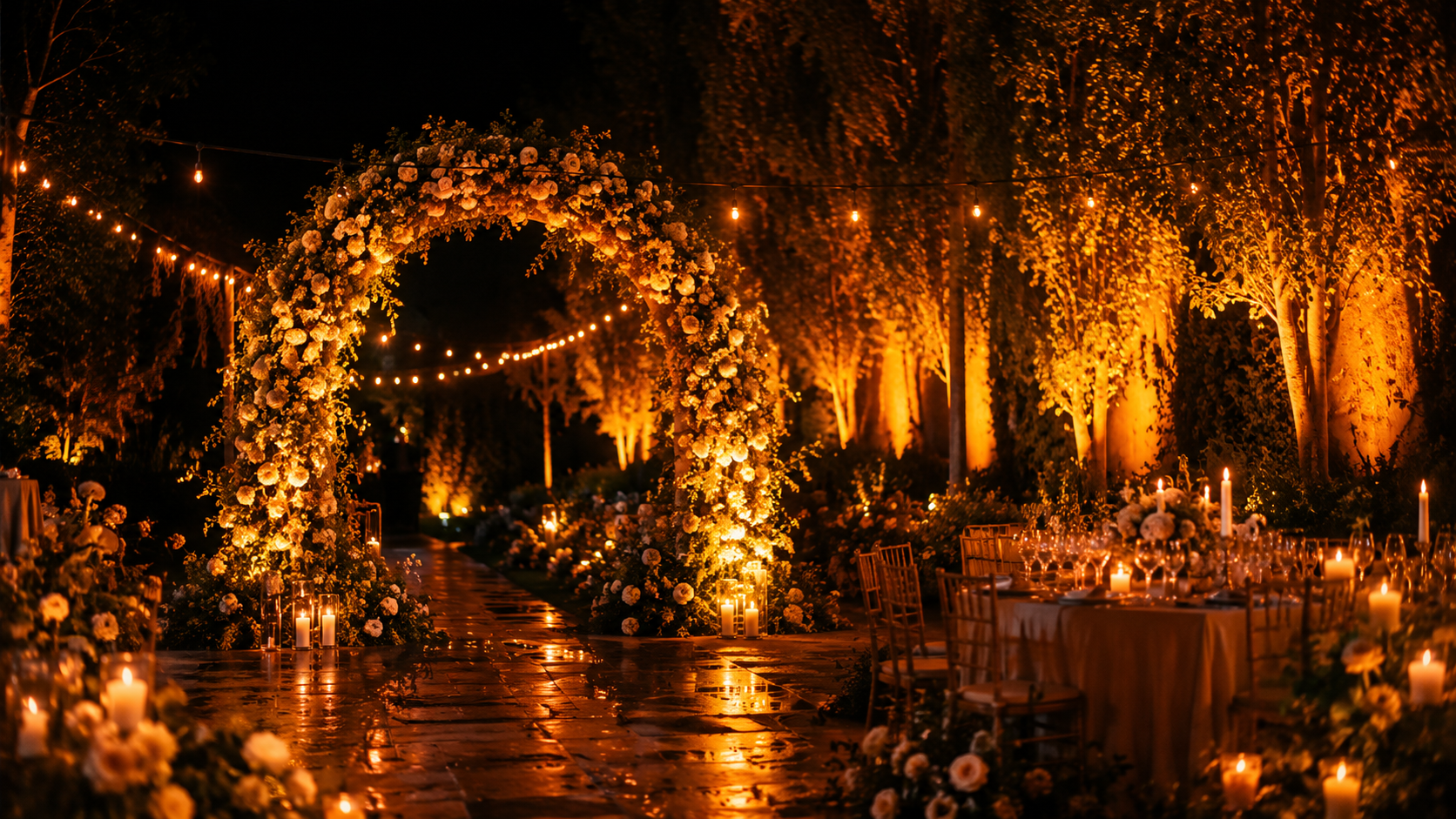 ip-b720-battery-wash-light-garden-wedding-lighting - Uplus Lighting