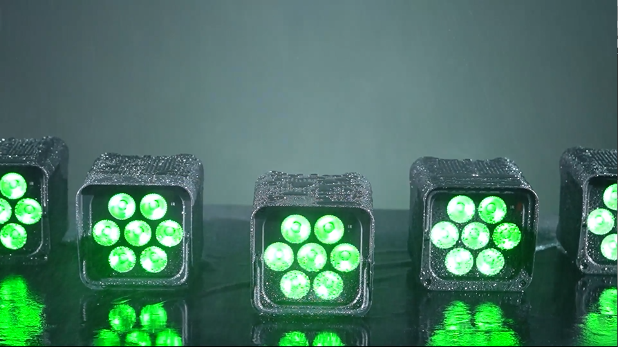 ip-b720-battery-wash-light-ip65-waterproof-test - Uplus Lighting