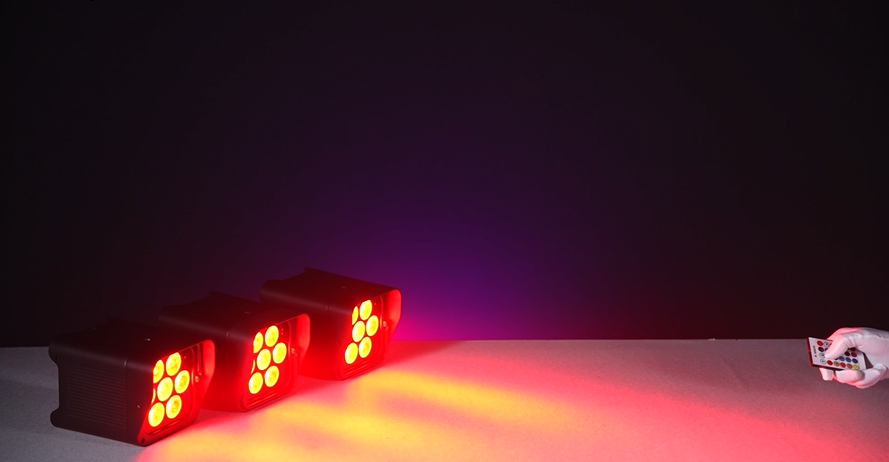 ip-b720-battery-wash-light-ir-remote-control - Uplus Lighting
