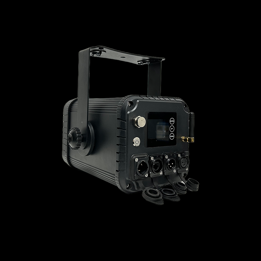 ip-bl05-wireless-dmx-rgb-laser-rear-side-view - Uplus Lighting