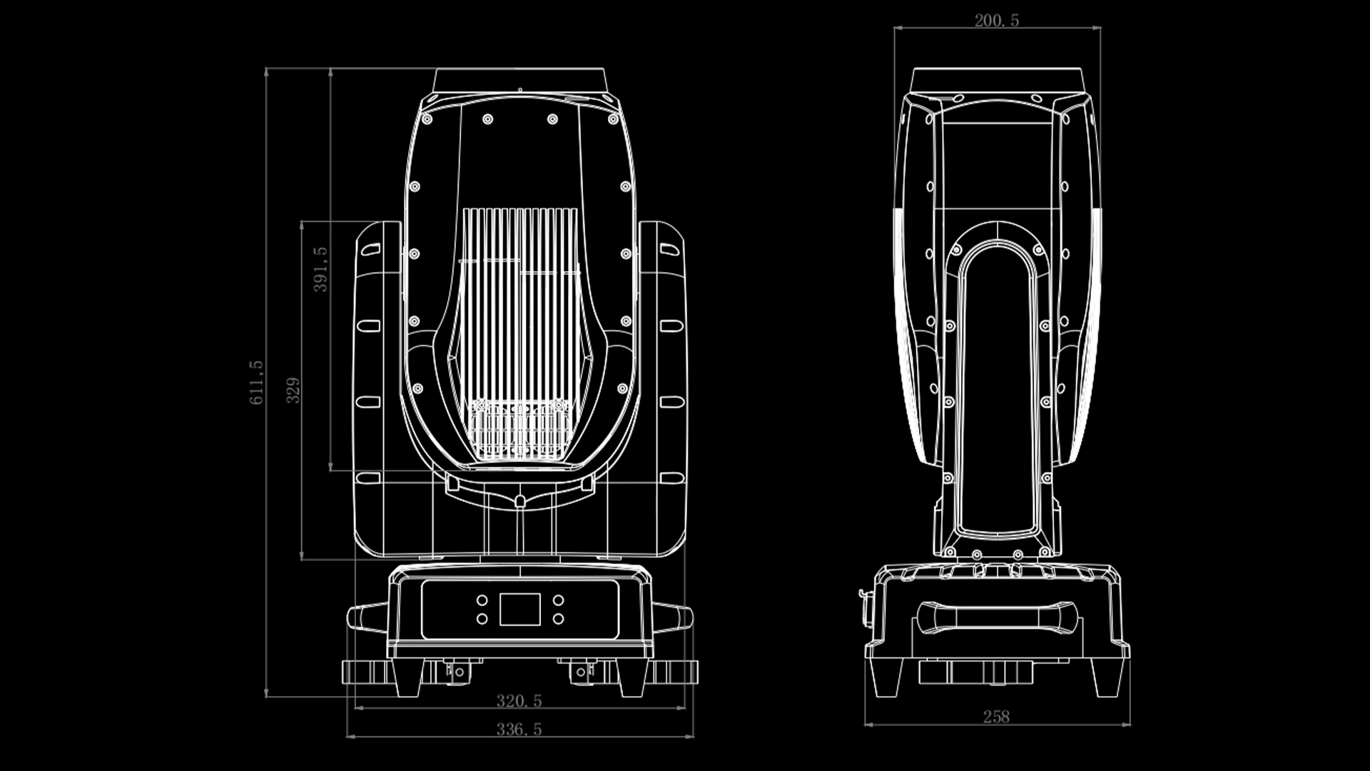 IP-BL120 SIZE - Uplus Lighting