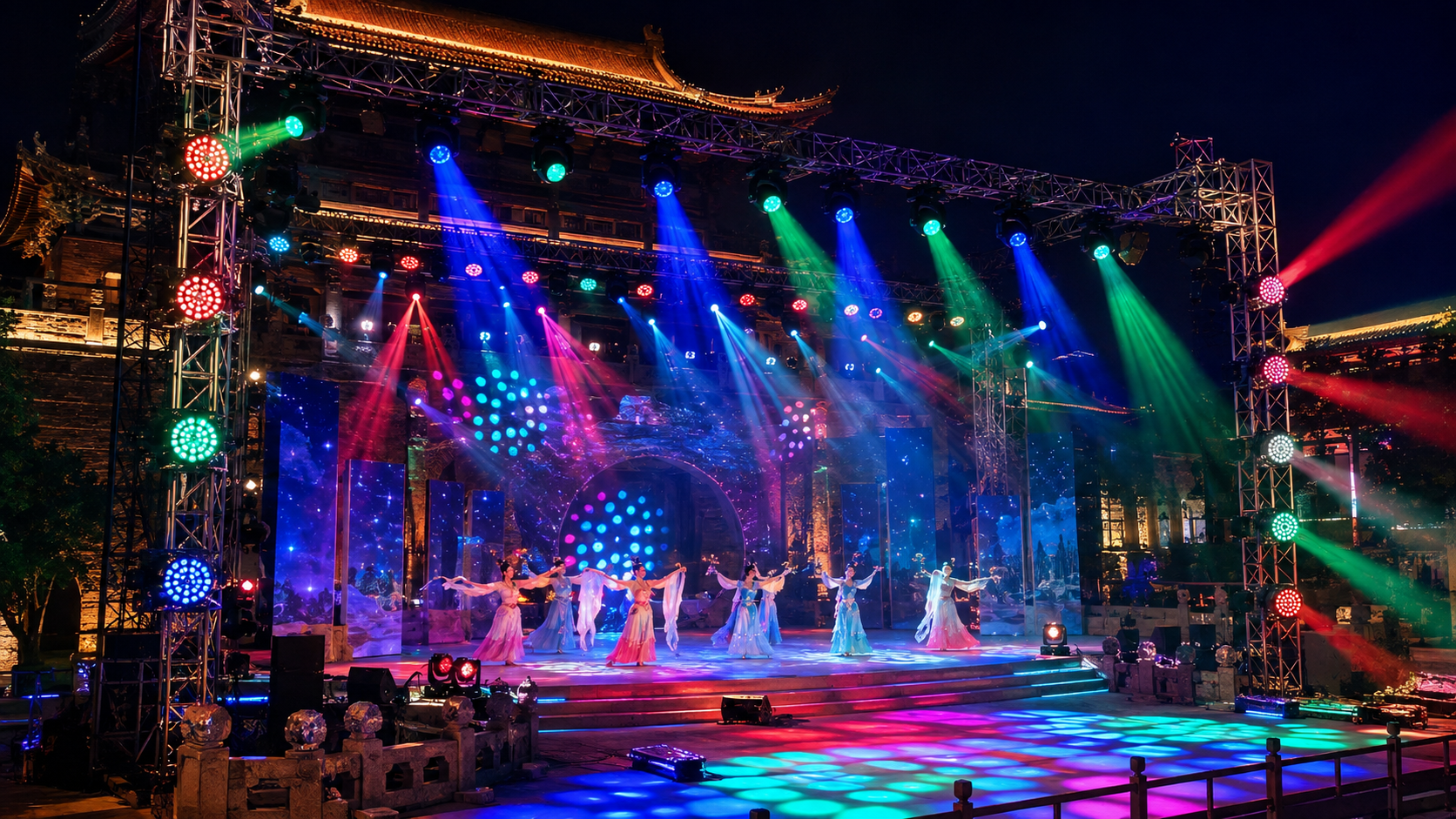 ip-pz3740-outdoor-cultural-performance-stage-lighting - Uplus Lighting