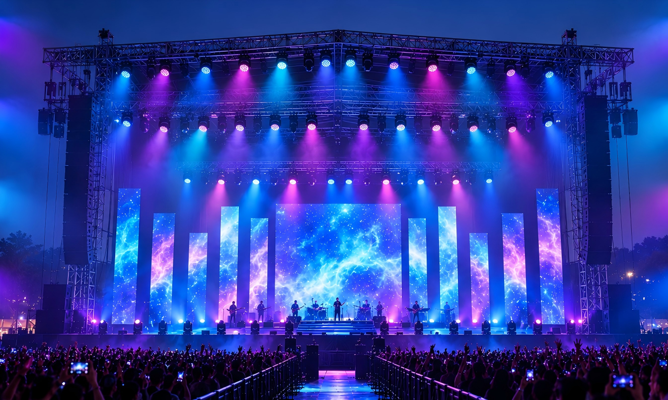 ip-pz3740-outdoor-music-festival-wash-bee-eye-lighting - Uplus Lighting