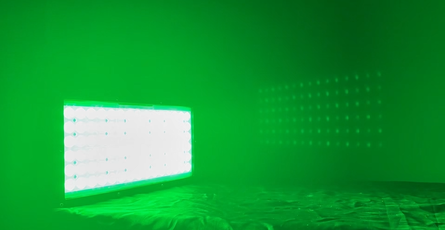 ip-wash90-green-led-flood-light-effect - Uplus Lighting