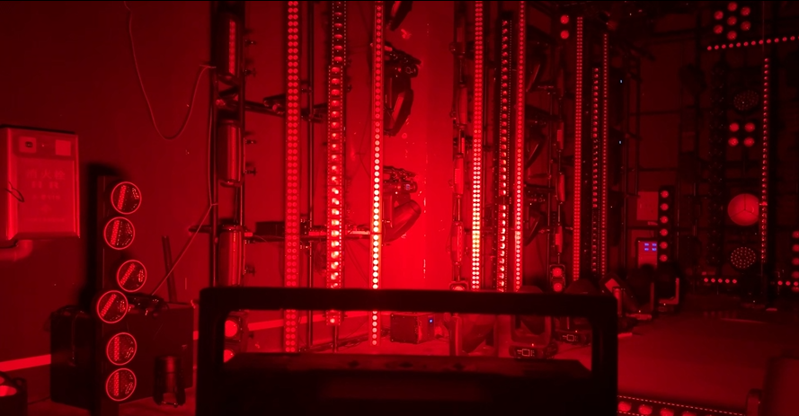 ip-wash90-red-rgbw-led-flood-wash-effect - Uplus Lighting