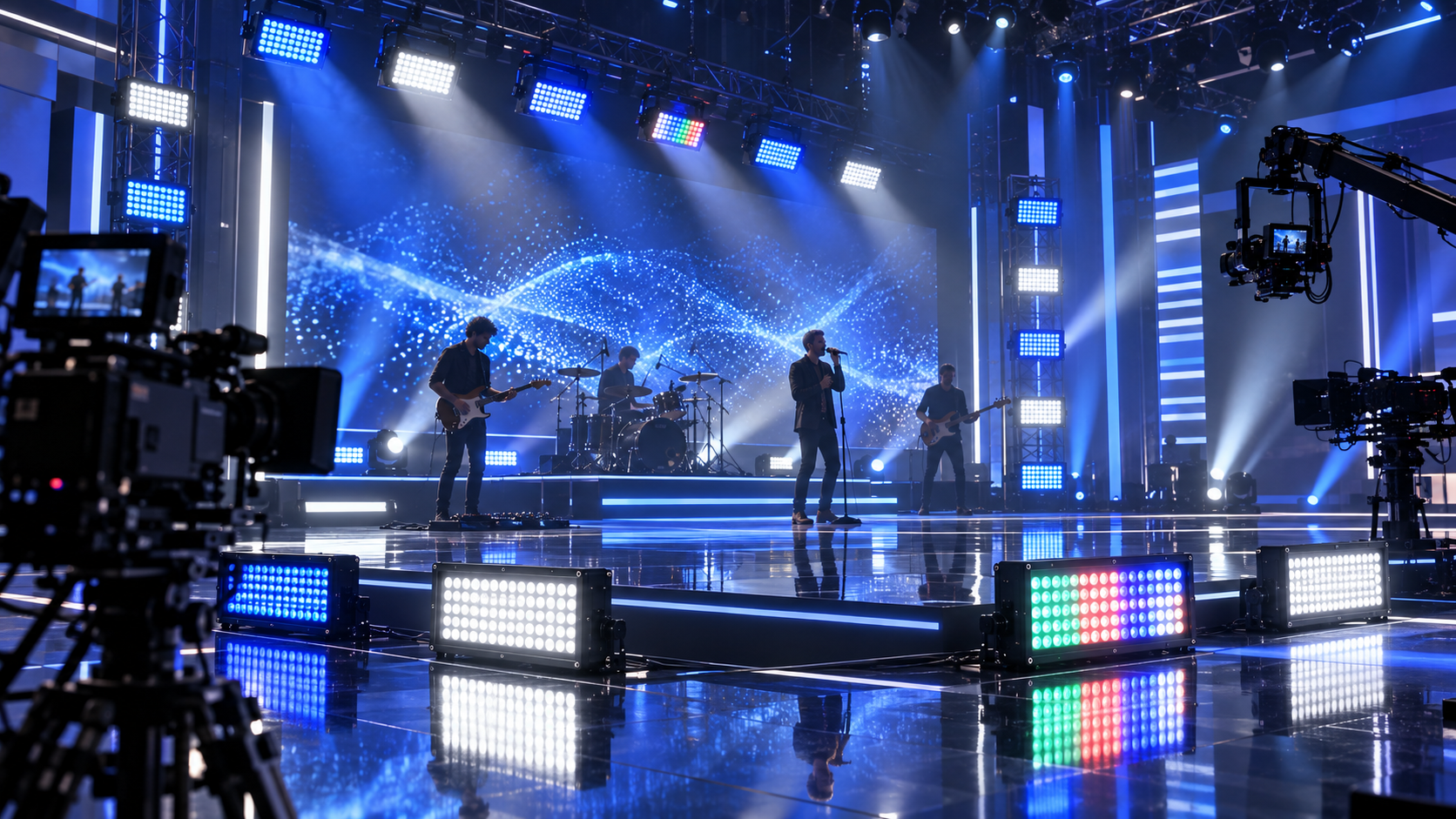 ip-wash90-tv-studio-rgbw-stage-wash-light - Uplus Lighting