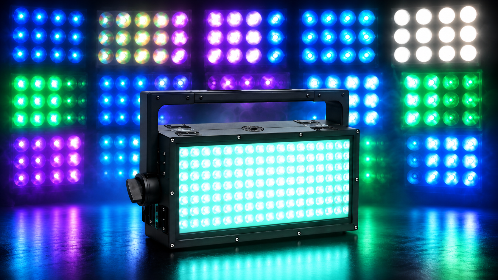 ip-wash90-waterproof-600w-rgbw-led-flood-light - Uplus Lighting