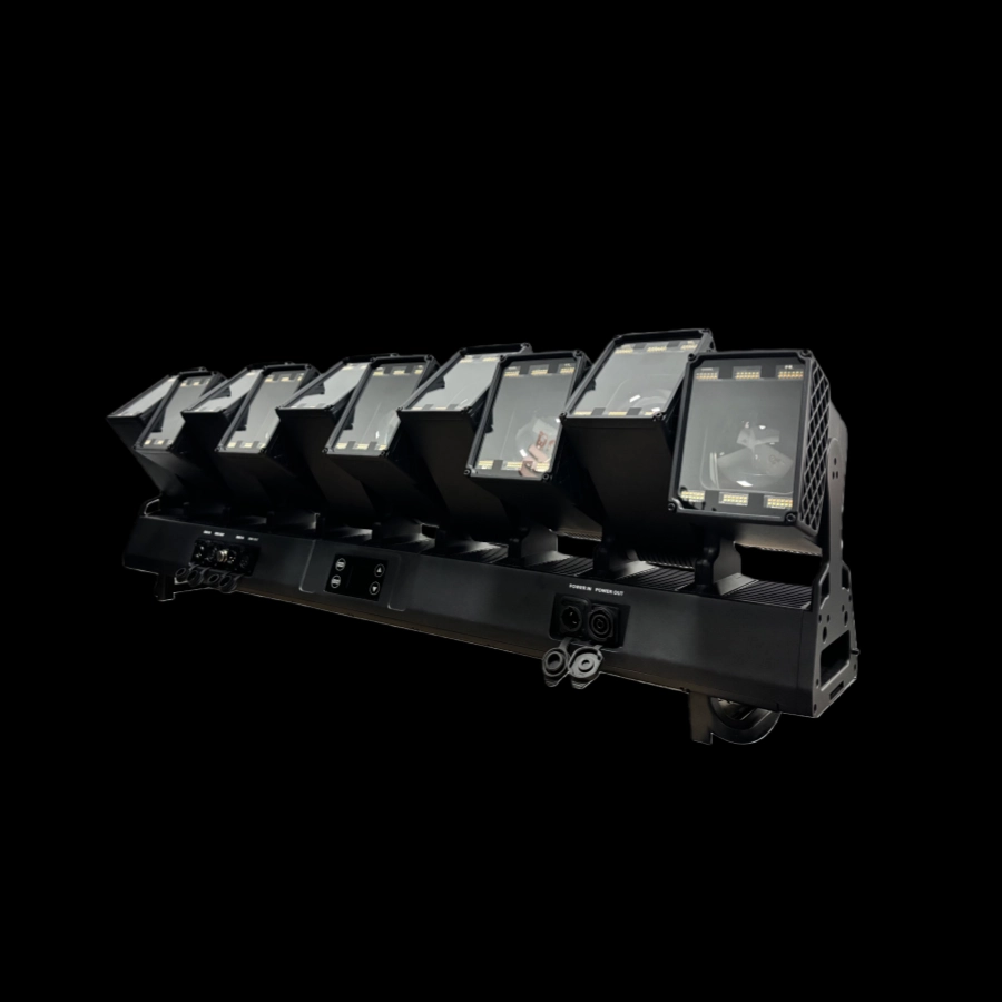 Cabezal móvil con barra de zoom de píxeles IP65 de 1080 W y 7 luces - <span class="notranslate">Uplus Lighting</span>