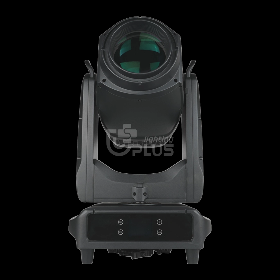 Projecteur à tête mobile IP65-420W BWS, vue de face - Uplus Lighting Projecteur à tête mobile IP65-420W BWS, vue de face - Uplus Lighting