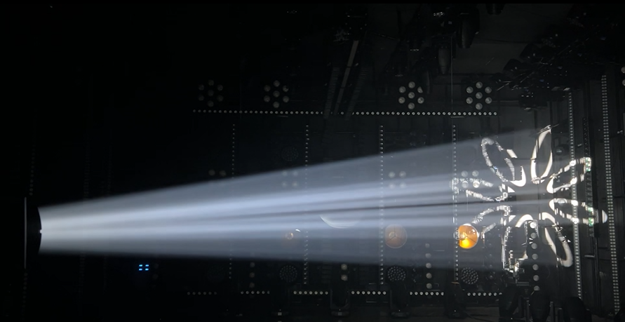 Uplus Lighting ، رأس متحرك دوار بقوة 420 واط، مقاوم للماء والغبار (IP65)