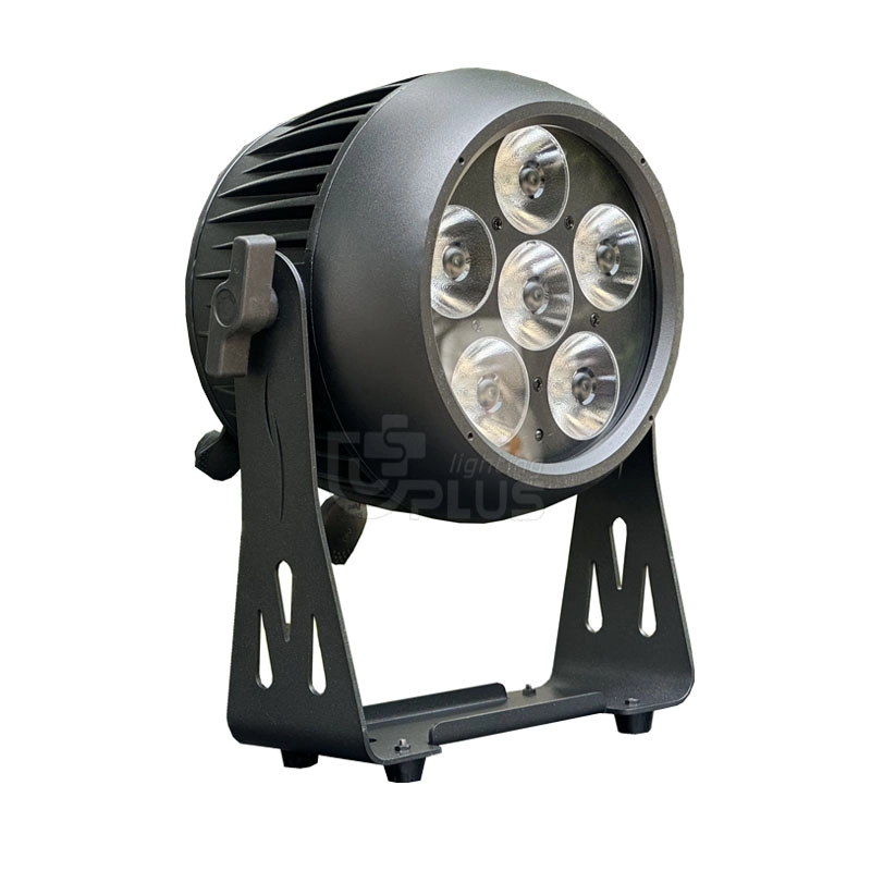 IP65 6x20w rgbwauv 6in1 led battery par lights for outdoor lighting 2 - Uplus Lighting