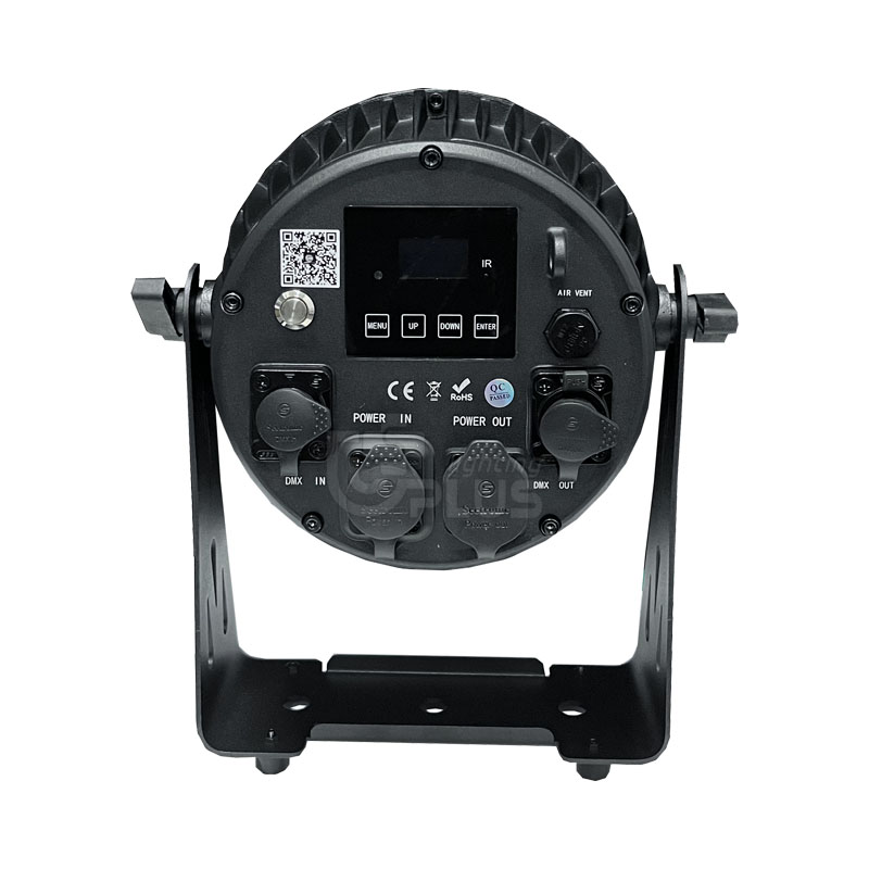 IP65 6x20w rgbwauv 6in1 led battery par lights for outdoor lighting 3 - Uplus Lighting