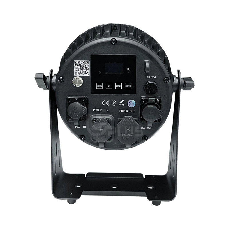 IP65 6x20w rgbwauv 6in1 led battery par lights for outdoor lighting 3 - Uplus Lighting