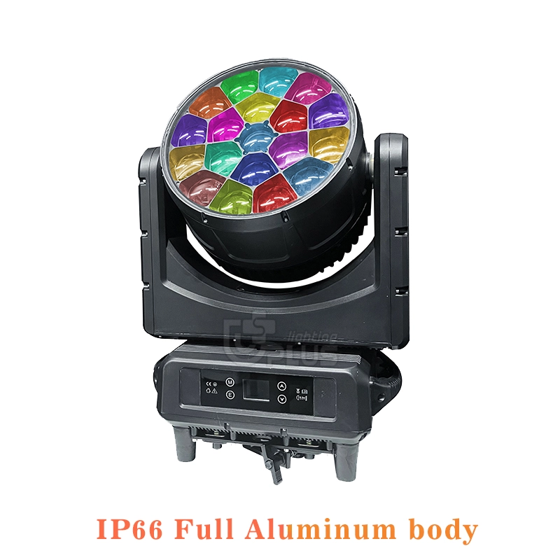 IP66 Full Aluminum body 19x40W 4in1 RGBW zoom wash bee eye moving head stage lights 2 - Uplus Lighting