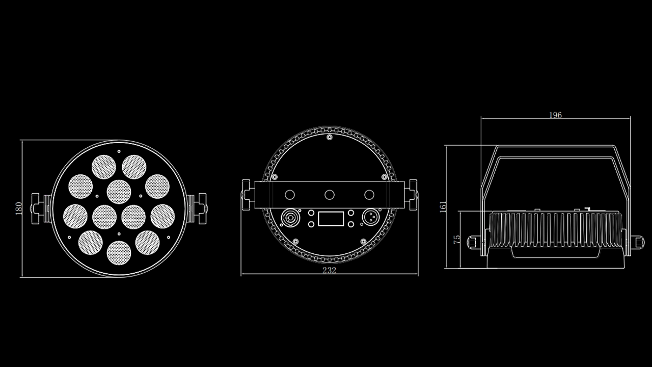 IR 1210 PAR SIZE1 - Uplus Lighting