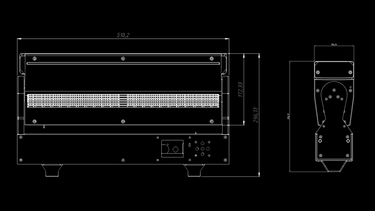 Barra de píxeles MH 6x40 tamaño 1 - <span class="notranslate">Uplus Lighting</span>