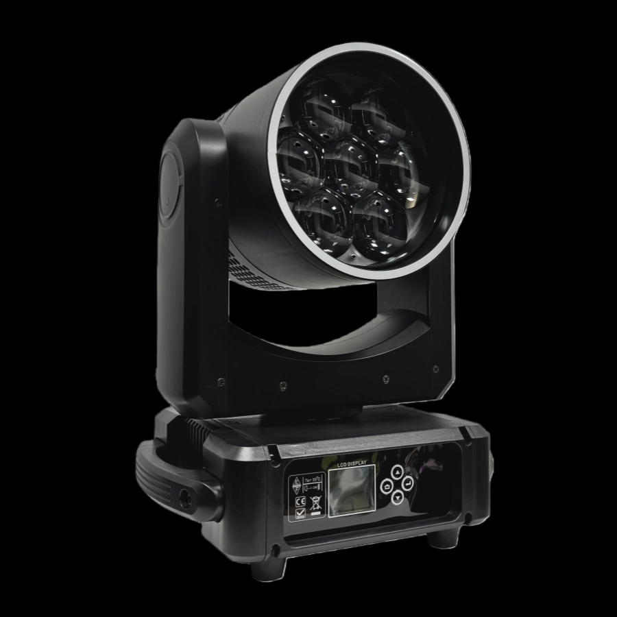 Projecteur asservi MINI 760W avec anneau LED 5 - <span class="notranslate">Uplus Lighting</span>