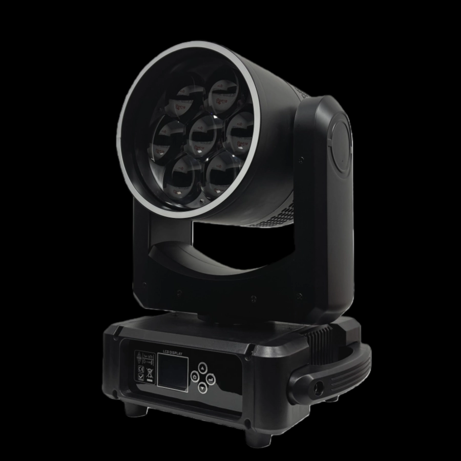 Projecteur asservi MINI 760W avec anneau LED 6 - <span class="notranslate">Uplus Lighting</span>