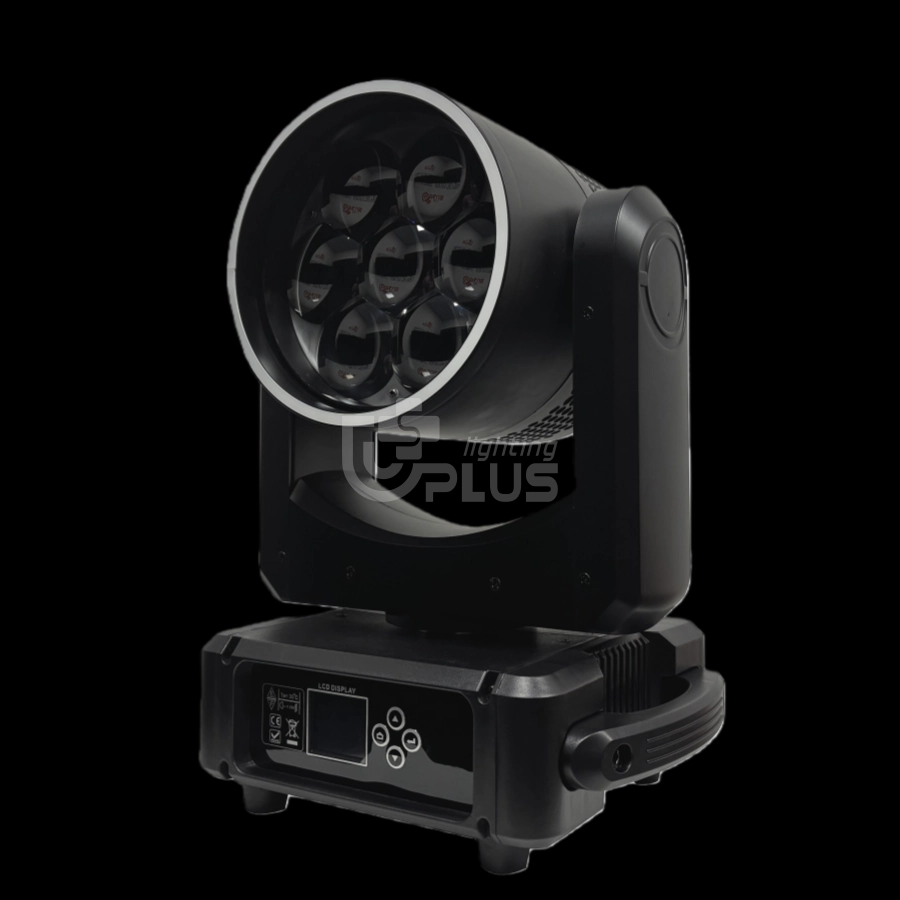 MINI 760W moving head with led ring 6 - Uplus Lighting MINI 760W moving head with led ring 6 - Uplus Lighting