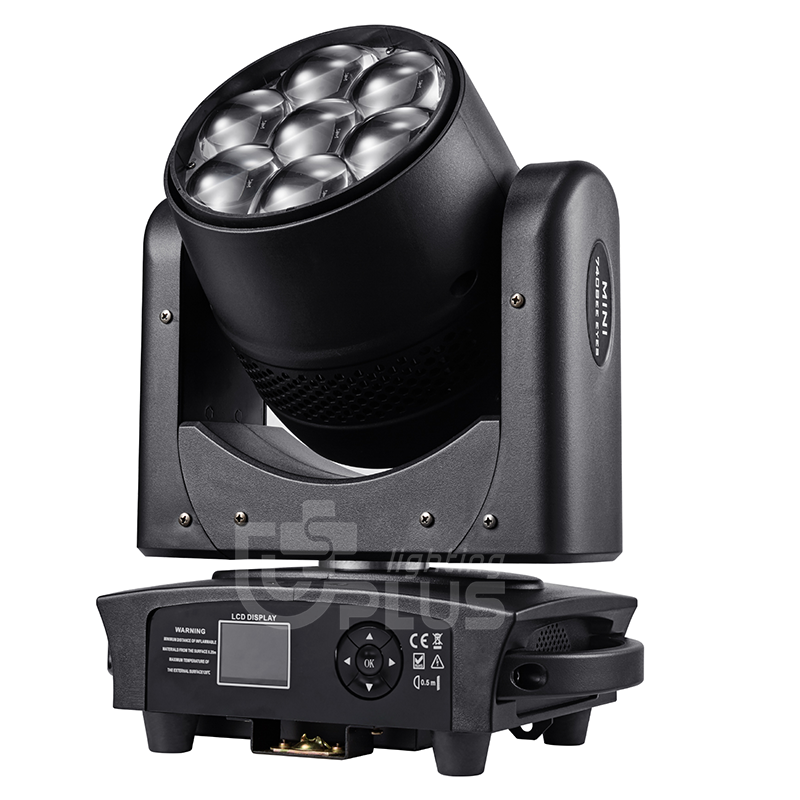 MINI 7x40W moving head Clay Paky mini-B Aqua copy/Led ring control effect 2 - Uplus Lighting