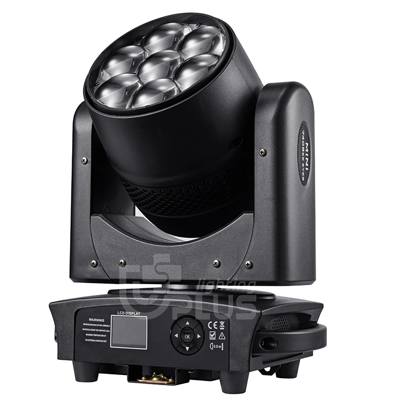 MINI 7x40W moving head Clay Paky mini-B Aqua copy/Led ring control effect 4 - Uplus Lighting